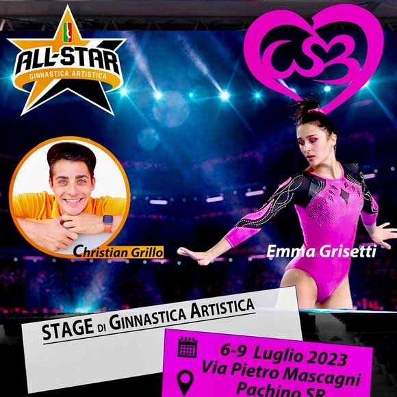 Stage Ginnastica Artistica a Pachino (SR) - Luglio 2023