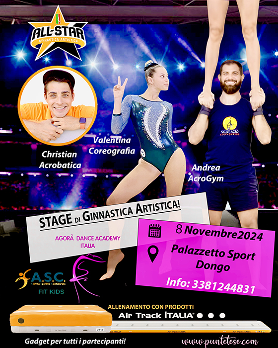 Stage di Ginnastica Artistica a Dongo(CO)