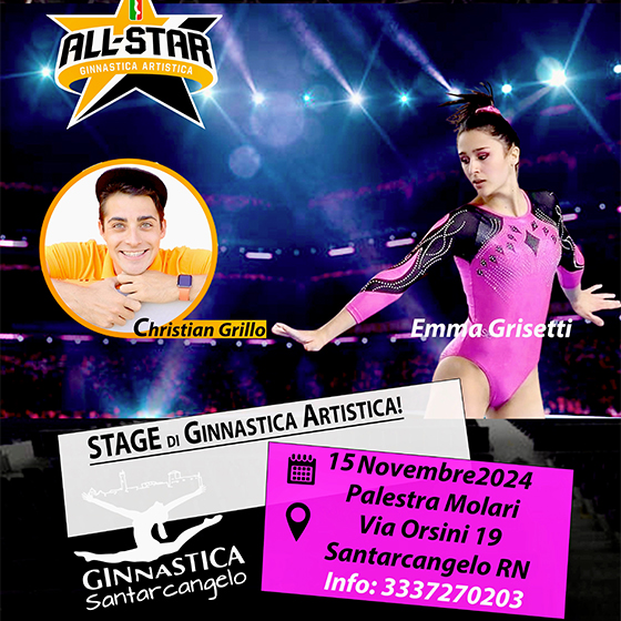 Stage di Ginnastica Artististica Santarcangelo (RN)